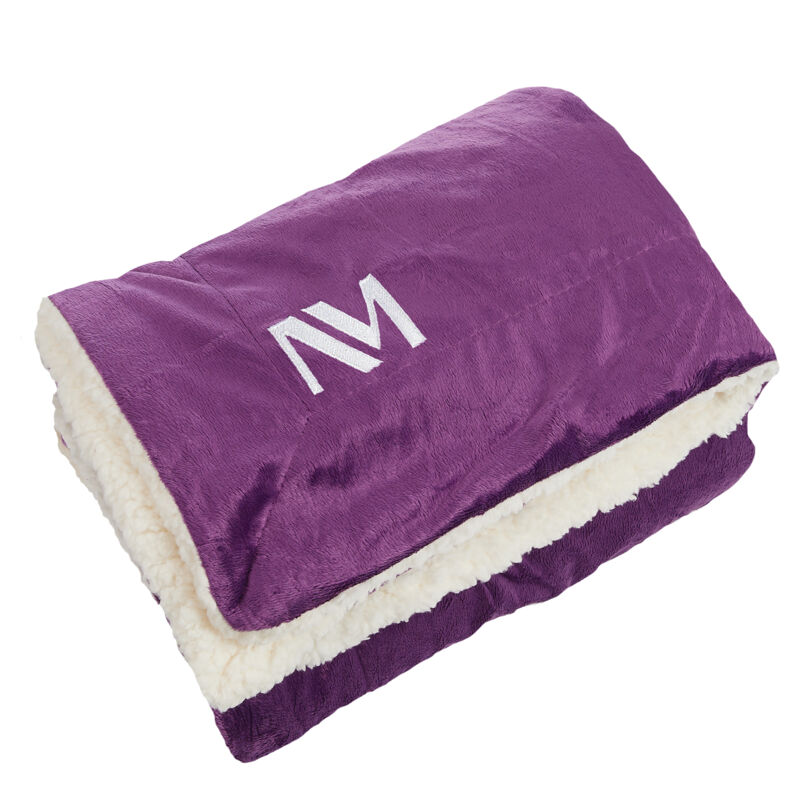 Northwestern Medicine Micro Mink Sherpa Blanket Thumbnail