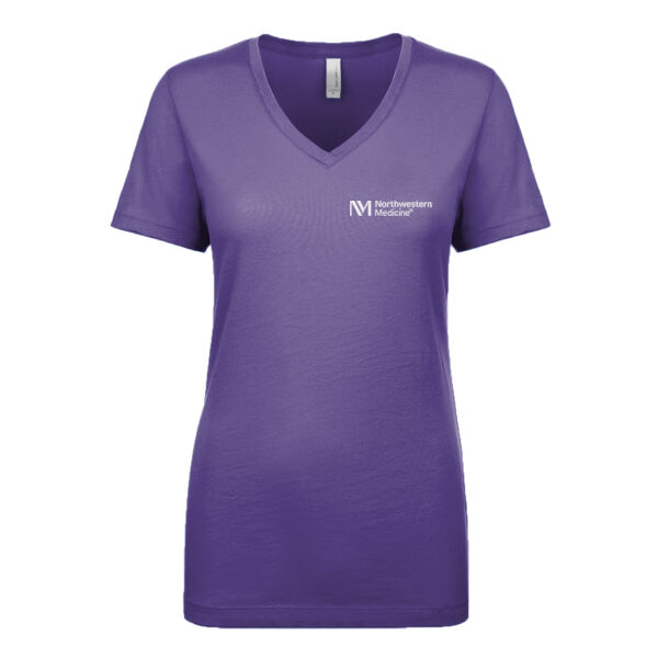 NEEDLES｜ (L/S V Neck Tee Purple (OT256)) Needles L/S U-Neck Tee - Raschel Lace Dk. Purple | HAVEN